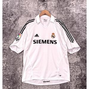 Vintage Adidas Jersey Large Mens Real Madrid 2005 2006 Collared